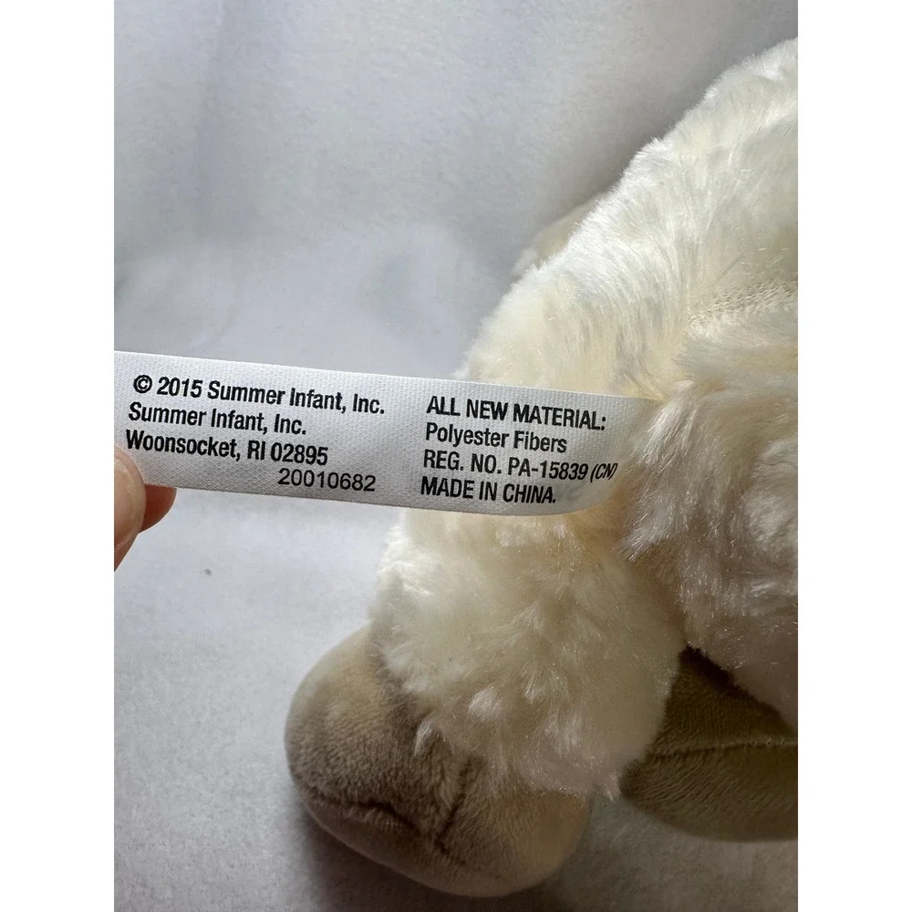 Summer Infant Slumber Buddies Lamb Plush Sound‎ Machine Soother Cream 20010682